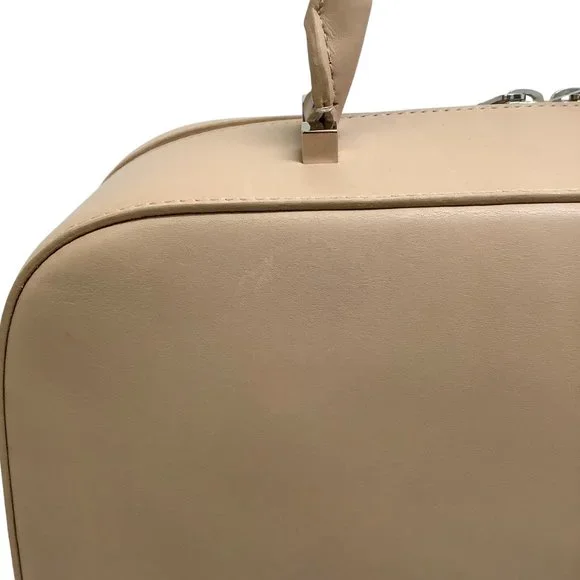 The Row Beige Leather Small Bowler Satchel - Picture 4 of 7
